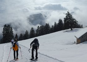 Schneeschuhtour Gamperfin